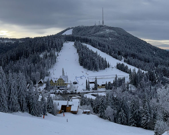 Skilifte Ochsenstall Untersmatt und Hochkopf bei Ferienwohnung Herrenwies im Schwarzwald Baden-Baden