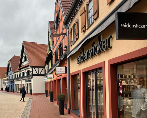 Robbenheim the style Outlet nahe Ferienwohnung bei Baden-Baden Elsass